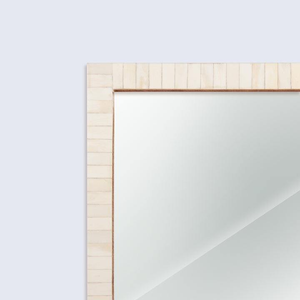 Miroir moderne en bois avec incrustations en os pour la décoration intérieure de luxe - Product Image 2