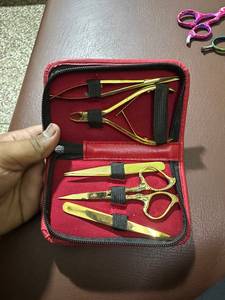 Vired Impex Portable 10 in 1 Carbon Steel Nail <b>Kit</b> with Clipper <b>Manicure</b> Tools Case Classic Style for Toddler - Product Image 6