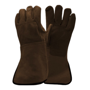 High Performance Heavy Duty Cowhide Split Leather Welding <b>Gloves</b> Flame Retardant Construction Barbecue Protective Gear Safety - Product Image 6