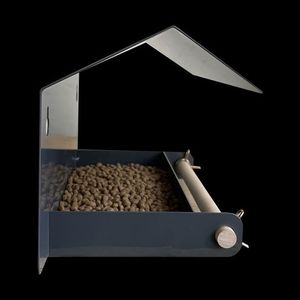 Casa para pájaros colgante de metal para jardín, comedero decorativo de hierro, jaula para pájaros, casa para pájaros de exterior, casa para pájaros colgante de metal. - Product Image 1