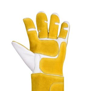 New Style Custom Design Low MOQ Welding Gloves Wholesale Hand Protective Welding Gloves For Sale - Product Image 6