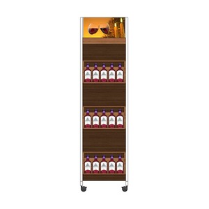 Tilt & Stack 3/4-Shelf Floating Shelf <b>Wine</b> <b>Rack</b> with Easy Assembly Asian Style Indoor Use - Product Image 2