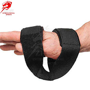 Correas de algodón para muñecas con 8 figuras de soporte, reforzadas para levantamiento de pesas, entrenamiento en gimnasios, clubes de fitness y deportes. - Product Image 6