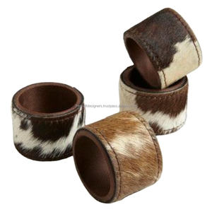 Equestrian Style Leather Napkin <b>Rings</b> Best Price Good Quality Wholesale Napkin Holders Decorative Napkin <b>Ring</b> <b>for</b> Birthday Party - Product Image 2