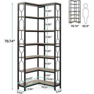 Estantería Esquinera Industrial con Diseño Único - Product Image 5