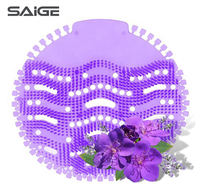 Saigood Fresh Air EVA Active Agent, tampons de protection pour urinoirs, jetables, multicolores, à logo imprimé, design moderne, longue durée, pour toilettes