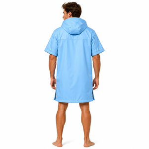 Parka de Natación con Capucha Larga, Unisex, Impermeable, Forrada de Felpa, de Secado Rápido, con Cremallera Completa y Mangas Regulares, para Natación y Surf - Product Image 4