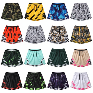 Pantalones Cortos de Baloncesto Personalizados con Bordado, Bolsillos, 100% Poliéster, Cintura Media, Impermeables, de Secado Rápido, Antiarrugas, Transpirables, de Malla - Product Image 4