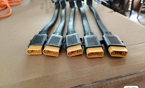 Câble de charge haute puissance authentique Agras T20 T16 (noir) avec prise multipolaires à courant élevé pour chargeur intelligent T20 - Product Image 6