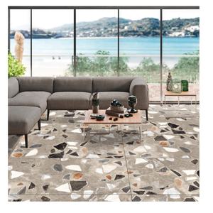 Azulejos de Porcelana Modernos con Patrón de Terrazo de 300x600 mm, Acabado Pulido, Resistentes al Agua, Antideslizantes, Resistentes al Fuego, Azulejos Esmaltados - Product Image 2