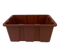Panier agricole en plastique PP, forme rectangulaire, revêtement UV, épaisseur 2 mm, pour récolte, stockage, emballage et transport, réutilisable et recyclable