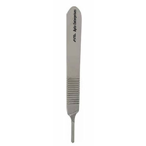 Scalpel chirurgical manuel de qualité supérieure en acier inoxydable réutilisable, certifié CE, longueur totale 12,5 cm, manche n° 3 - Product Image 4