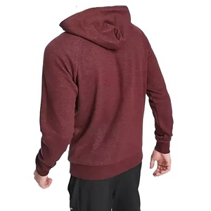 เสื้อฮู้ดดี้ผู้ชายทรงโอเวอร์ไซส์แฟชั่นใหม่ OEM พร้อมซิป 12 จุด แบบสวมหัวครึ่งซิป - Product Image 2