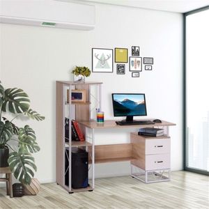 <b>Computer</b> <b>Desk</b> with Storage Practical and Organized Workspace - Product Image 6