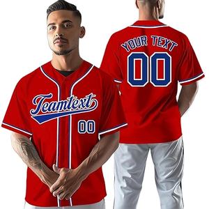 Uniforme de baseball sportif décontracté personnalisé avec logo personnalisé, respirant, 100% polyester, séchage rapide, meilleure qualité - Product Image 1