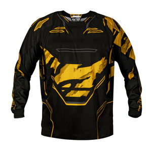 Maillot de paintball personnalisable rembourré, vêtement de sport professionnel, polyester respirant de qualité supérieure, séchage rapide, absorption de l'humidité - Product Image 1