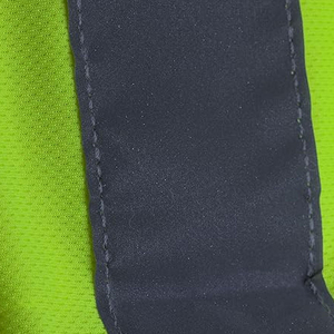 Custom High Visibility Reflective Safety Men's T-<b>Shirts</b> 100% Cotton Breathable Half Sleeve Workwear - Product Image 6