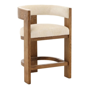 Chaise de salle à manger en bois massif, fauteuil rembourré, chaise d'appoint à structure en bois pour la salle à manger à domicile - Product Image 3