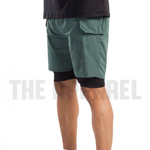 Pantalones Cortos Awrah para Hombre, Largos hasta la Rodilla – Pantalones Cortos Deportivos Modestos de Secado Rápido, Transpirables, Ropa Deportiva Atlética con Logotipo Personalizado - Product Image 5