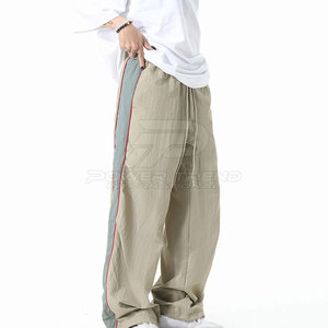 Low MOQ Mid Waist Casual Women <b>Summer</b> Wide Leg Trouser Solid Color Breathable Loose Fit <b>Pants</b> for Daily Wear and Fashion Outfits - Product Image 5