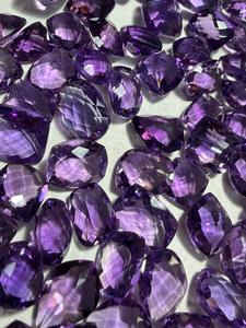 Aigue-marine naturelle authentique, taille ovale, coussin, fantaisie, taille à carreaux, pierre précieuse en vrac de qualité supérieure, faite à la main en Inde, semi-précieuse naturelle la plus vendue - Product Image 4