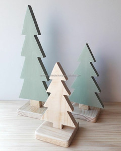 High Quality Eco-friendly Versatile Mango <b>Christmas</b> <b>Tree</b> Polished Flower Style Modern <b>Table</b> Cabinet Home Decor Holiday Festive - Product Image 2