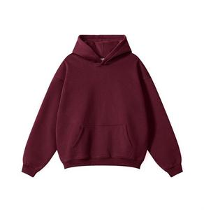 เสื้อฮู้ดแบบยูนิเซ็กซ์ ทรงปกติ สีพื้น มีกระเป๋าหน้า ผ้าฝ้ายเฟรนช์เทอร์รี่ สวมใส่สบายในฤดูหนาว พิมพ์ลายดิจิทัล สไตล์สตรีทแวร์ - Product Image 2
