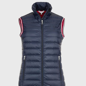 Gilet matelassé léger pour femme, nouvelle conception tendance 2026, en coton respirant et imperméable, couleur or - Product Image 2