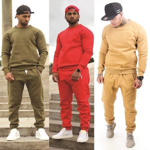 2021 Ri Người Đàn Ông Của Giản Dị 100% Cotton Tracksuit Thoáng Khí Dệt Kim Lông Cừu Mồ Hôi Quần Chạy Bộ Đường Phố Mặc Sweatsuit - Product Image 1