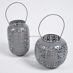 Outdoor Candle <b>Lanterns</b> Set of 3 Decorative Wedding Gold Cheap Metal <b>Lanterns</b> Holder for Sale and Wedding Made With High Quality - Product Image 1