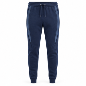 Street Style 100% Cotton Breathable Light Weight Custom Made <b>Men</b> <b>Flare</b> Pants New Fashionable High Quality Elastic Waist High - Product Image 3