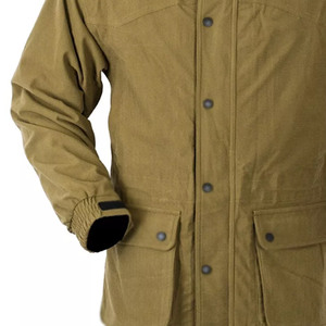 Veste de chasse imperméable et respirante en toile pour homme, grande taille, avec capuche, poches zippées, design tendance pour l'hiver et les activités de plein air - Product Image 5