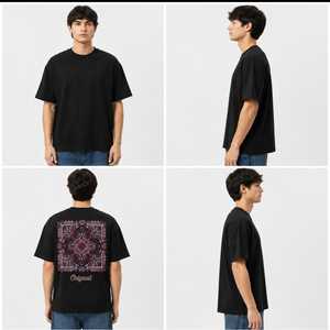 Camiseta de Algodón Terry Estampada Más Vendida, Tejido Suave Texturizado, Estilo Casual con Estampado Elegante para Uso en Moda Minorista, ¡Oferta Hoy! - Product Image 5