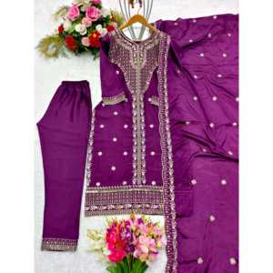 Ensemble haut et dupatta pour femmes, magnifique pour les fêtes - Product Image 2