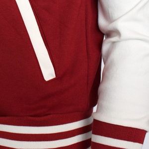 Best Quality Custom Hooded Varsity Jackets Men Plus Size <b>Winter</b> Breathable Cotton Stand Collar Button <b>Decoration</b> Letter Pattern - Product Image 5