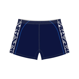 Pantalones Cortos Deportivos Sublimados Personalizados, Transpirables, Antibacterianos, con Cintura Elástica, para Fútbol, Rugby - Product Image 6