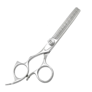 Ciseaux professionnels en acier inoxydable pour effiler les cheveux, 30 dents, pour droitiers, manche incliné, ciseaux de texture pour salon de coiffure - Product Image 1