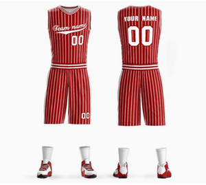 Ensemble de maillots de basket-ball personnalisés de haute qualité, style uni, vêtements de sport respirants avec impression du logo de l'équipe - Product Image 1