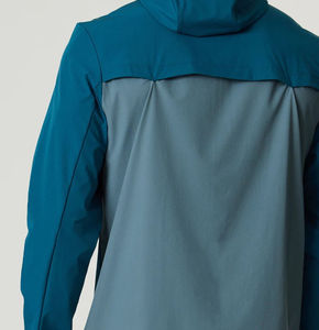 เสื้อฮู้ดดี้แบบสวมหัวผ้าฟลีซสีขาวสำหรับผู้ชาย ดีไซน์ OEM ผ้าฝ้าย 100% ระบายอากาศได้ดี แห้งเร็ว น้ำหนักเบา สวมใส่สบาย พร้อมกางเกงวอร์มขายาว สกรีนโลโก้ได้ตามต้องการ - Product Image 3