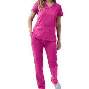 Offre Spéciale femmes été hôpital gommages sur mesure Jersey infirmière uniforme ensembles pour gommages médicaux uniformes 2026 - Product Image 3