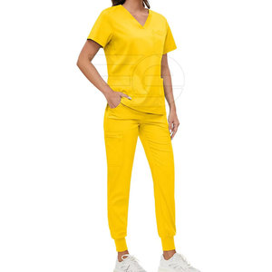 Performance Men <b>Scrub</b> Suits Stretch Medical Uniform Set Breathable Knitted Fabric Clinic Hospital Nurse Wear Comfort Fit - Product Image 4
