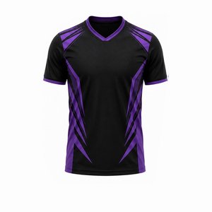 High Quality Team Wear Football Heat-Transfer Printing Custom <b>Sports</b> <b>Shirt</b> Half Sleeve Breathable Eco-Friendly Quick Dry Summer - Product Image 1
