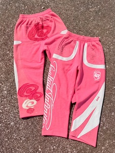 Conjunto Deportivo de Dos Piezas Rosa, Transpirable, de Forro Polar, con Sudadera con Cierre y Pantalones Largos, Logotipo Personalizado, Ropa Deportiva de Invierno - Product Image 4