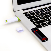 Flash Drive Portabel USB 2.0/3.0 Kecepatan Tinggi 4GB hingga 128GB U Disk Plastik Pendrive Produk Baru