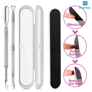 Professional <b>Tools</b> Top Trendy Product Customized Logo Printed Premium Cuticle Pusher and Gel Polish Remover Set with Nail Files - Product Image 6