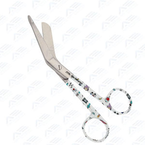 Instruments médicaux pour infirmières, ciseaux à pansements, pinces et outils Lister en acier inoxydable allemand pour usage médical professionnel - Product Image 3