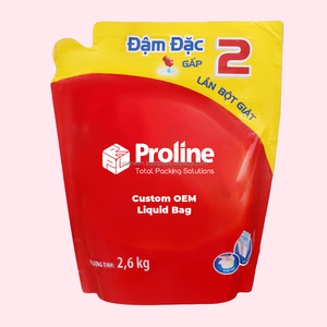 ถุงสเปรย์พลาสติก1L 500มล. รีไซเคิลแบบกำหนดเองถุงปิดผนึกด้วยความร้อนผงสบู่ซักผ้าน้ำยาล้างจานแบบเติมน้ำยาซักผ้า - Product Image 3