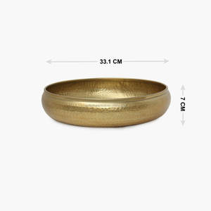 Leon Home Decor Poli Matériau Organique Martelé Pottorri Bol Plateau Halloween Artisanat Salon Artisanat Naturel Fait Main - Product Image 3