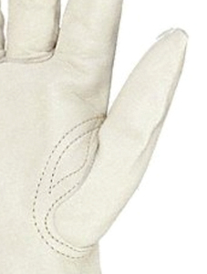 HOLY SIGNS INTERNATIONAL Sheep Grain Leather Durable Safety <b>Driver</b> Work <b>Gloves</b> Strap EN420 Certified Breathable Elastic Wristlet - Product Image 3