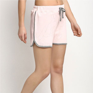 Everyday Casual Wear Women Shorts Breathable Fabric Trendy Mid Length Comfortable <b>Drawstring</b> In Reasonable Price - Product Image 3